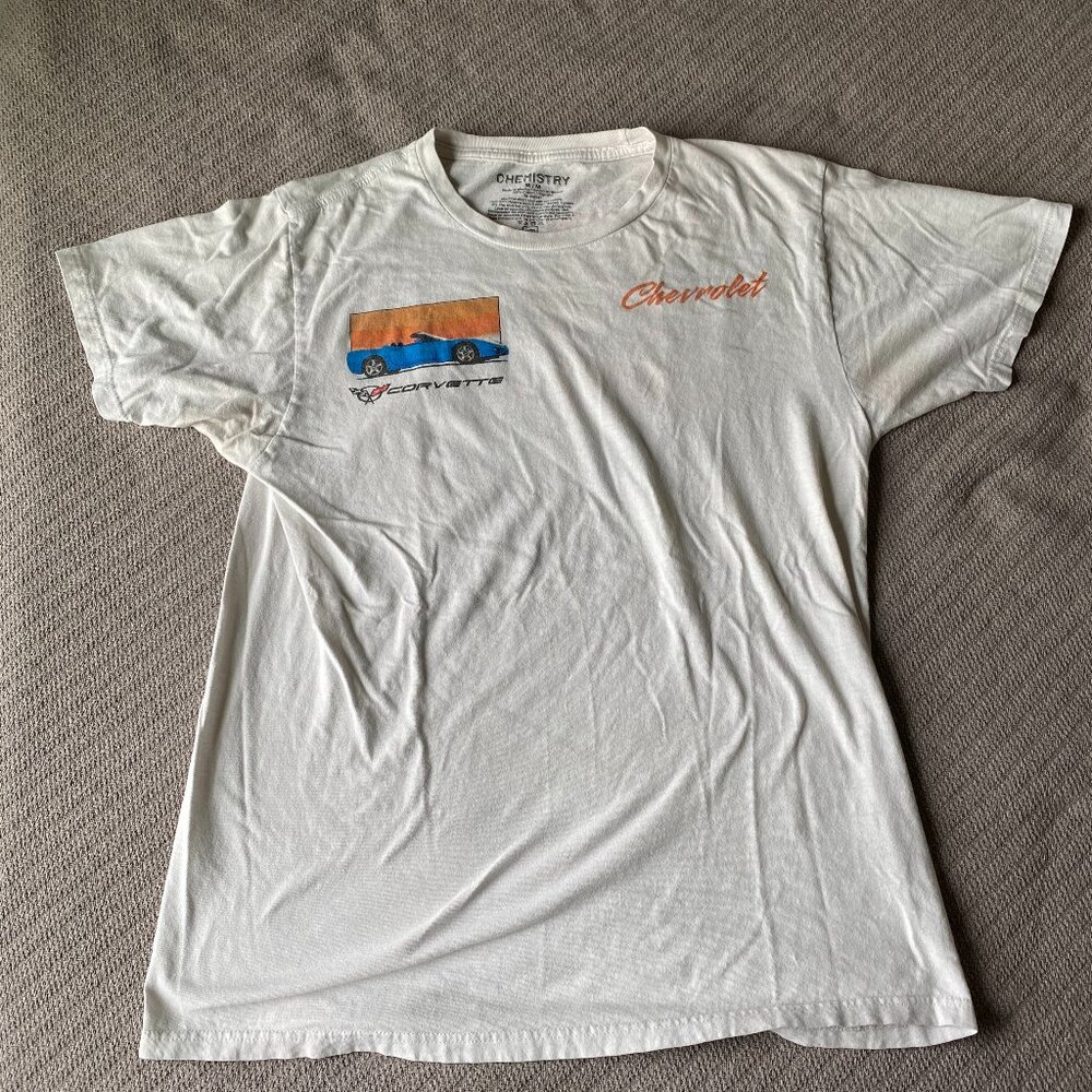 Chevrolet Corvette Chemistry Men Graphic Short Sleeve T-Shirt